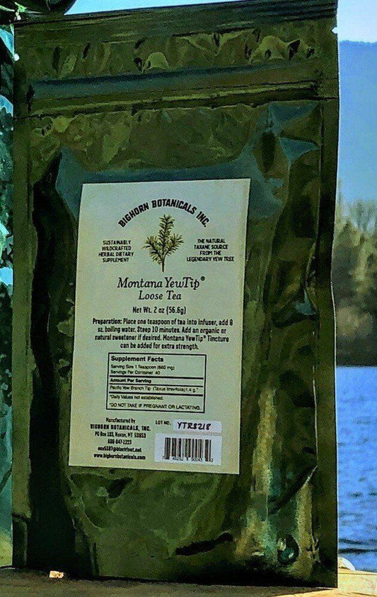 Bighorn Botanicals Montana Yew Tip Loose Tea 2 Oz Bag