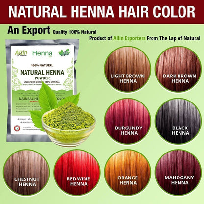 Natural Henna Powder Hair Color Conditioner Chemical Free Hair Dye Treatment