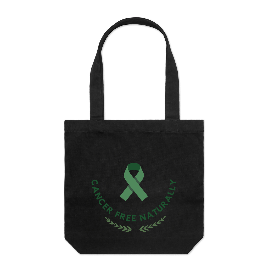 Cancer Free Naturally Eco Cotton Tote Bag