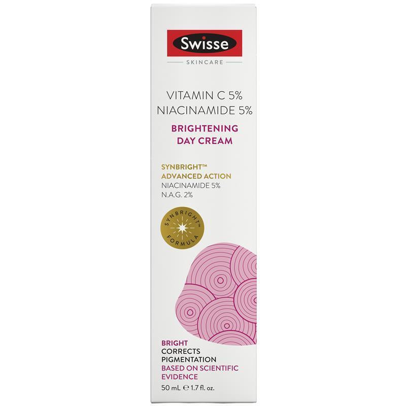 Swisse Skincare Vitamin C 5% Niacinamide 5% Brightening Day Cream 50Ml