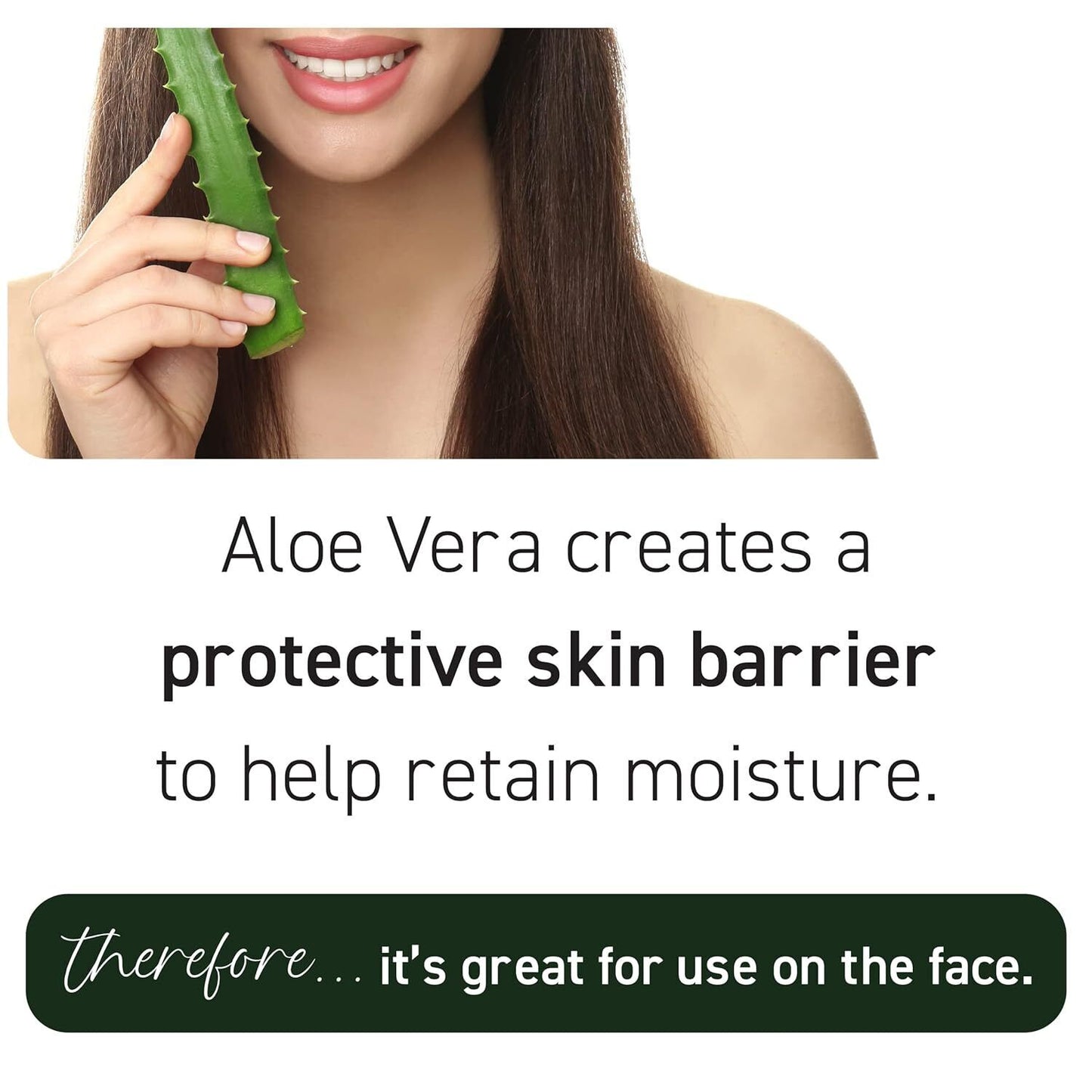 New York Biology Aloe Vera Gel for Face, Skin and Hair - Infused with Tea Tree O