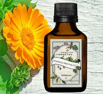 Calendula Healing Oil .Baby Oil . Acne Oil . Marigold Oil.