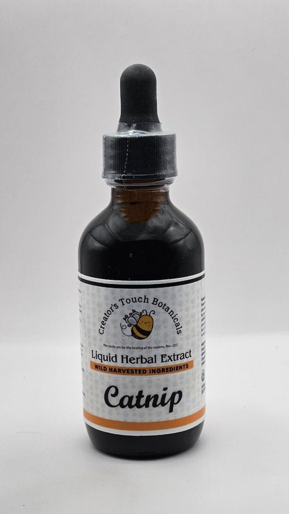 Catnip Tincture Organic, 1Oz Stress Relief, Mild Pain Relief, Sleep, Calmative