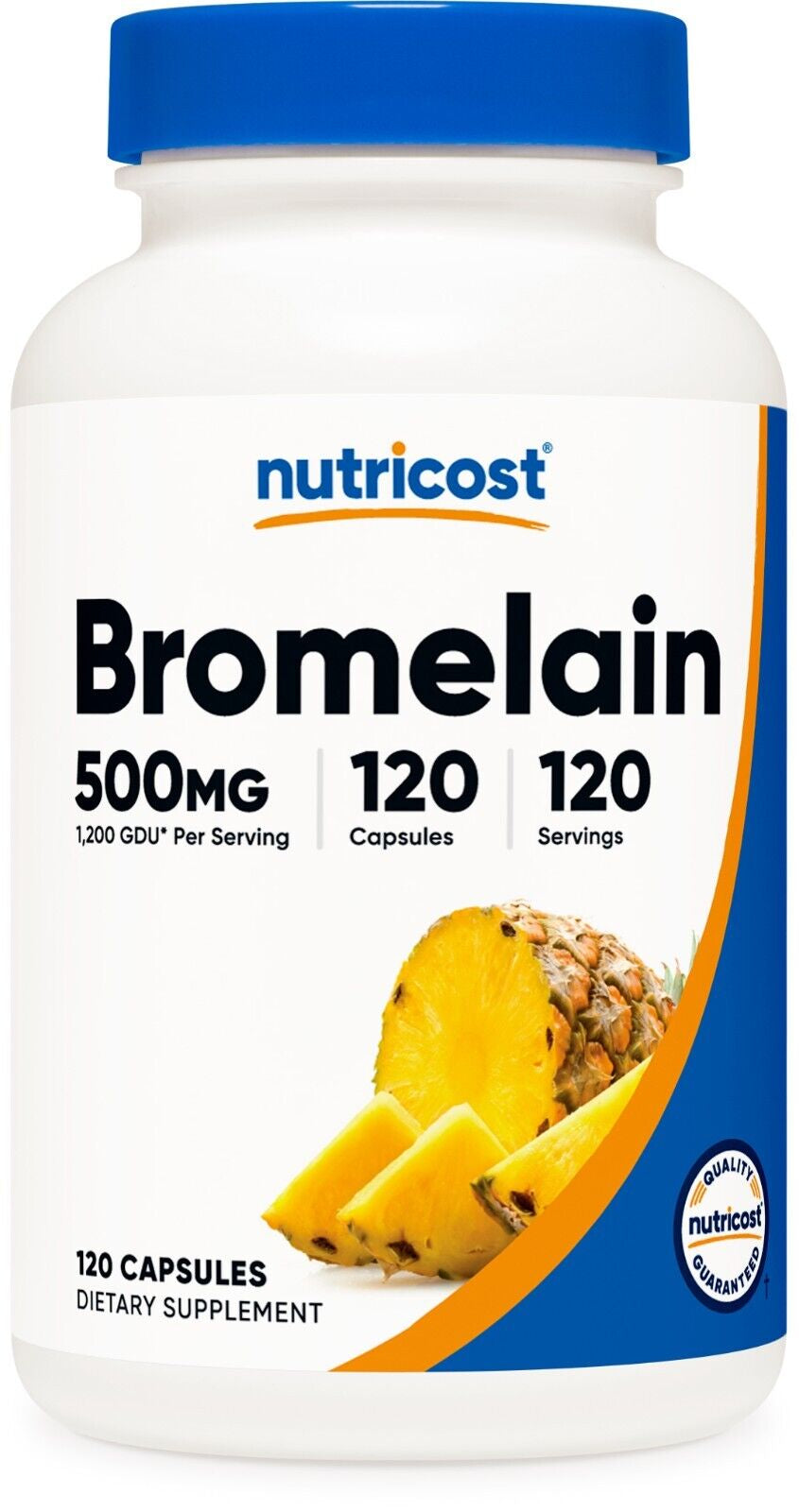 Nutricost Bromelain 500Mg, 120 Vegetarian Capsules