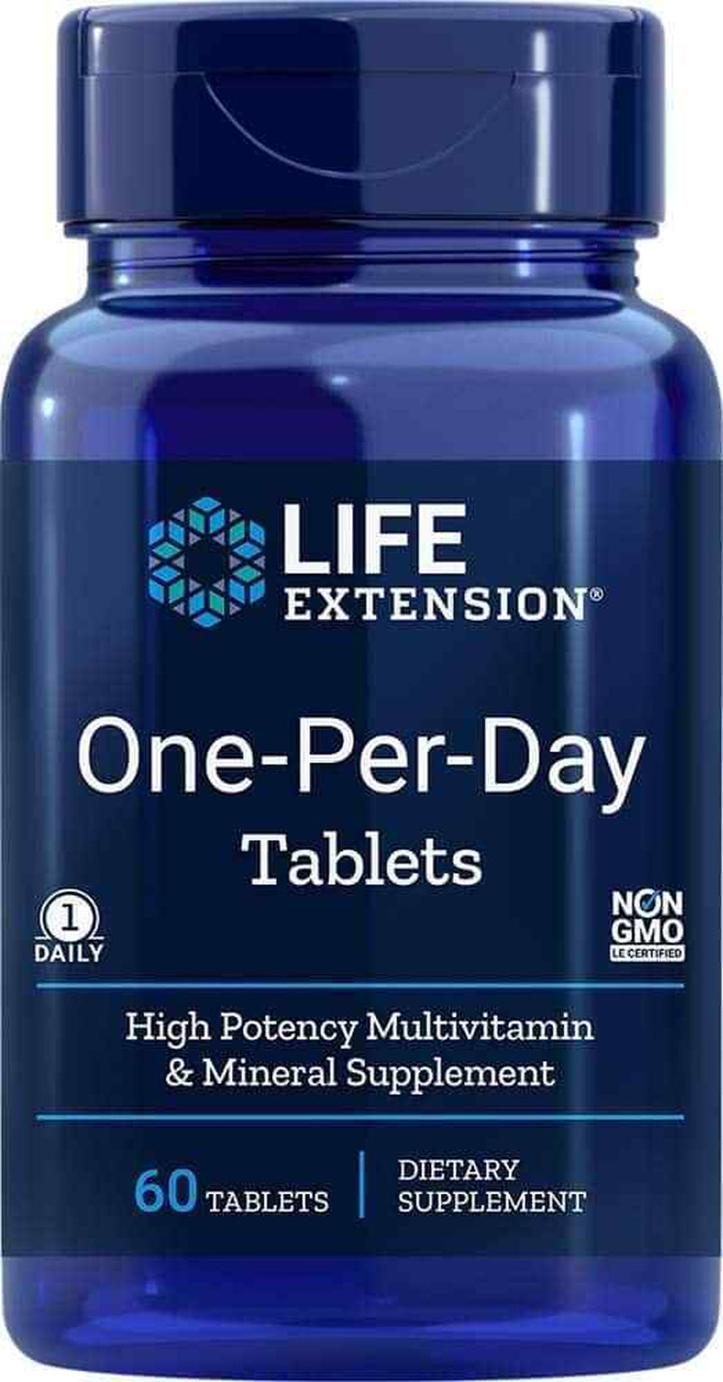 LIFE EXTENSION One-Per-Day Tablets (Multivitamin) 60 Tablets