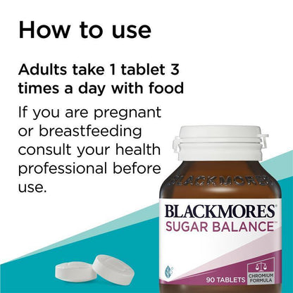 Blackmores Sugar Balance 90 Tablets