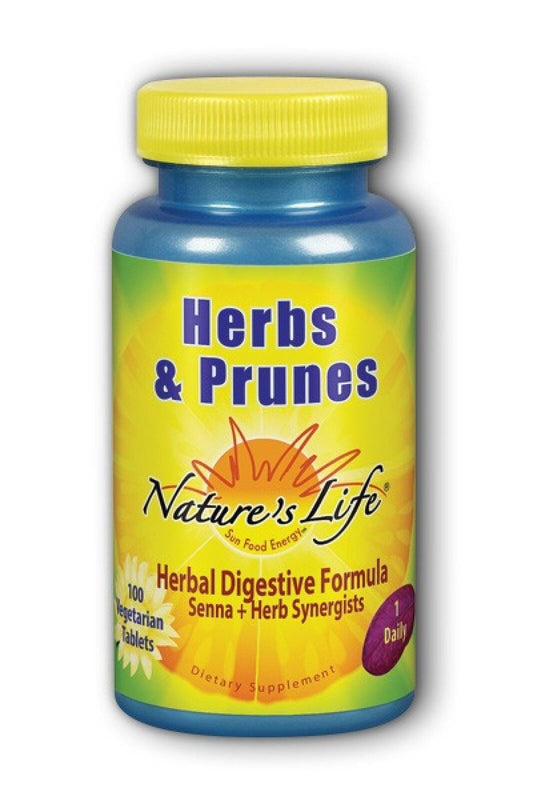 Natures Life Herbs & Prunes Formula - Vegetarian 100 Tablet