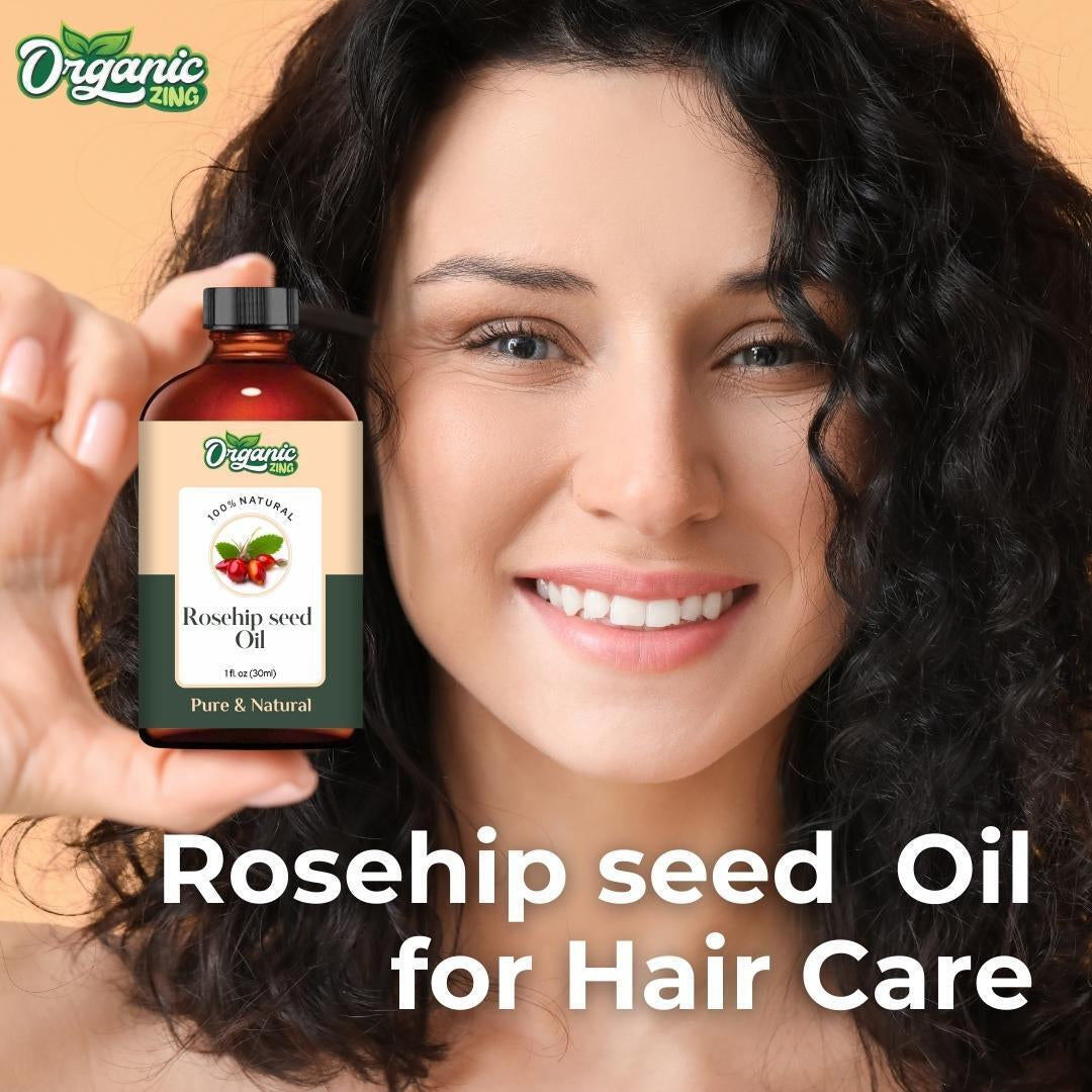 Rosehip Seed 100% Pure & Natural Carrier Oil - {30Ml/1.01 Fl Oz}.