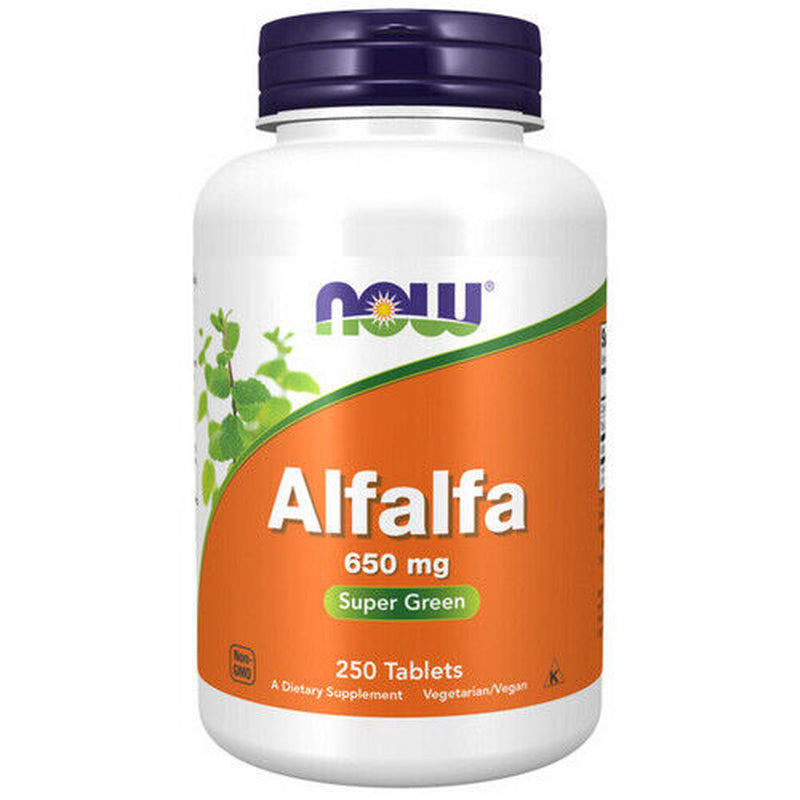 Alfalfa 650 Mg 250 Tabs by Now Foods