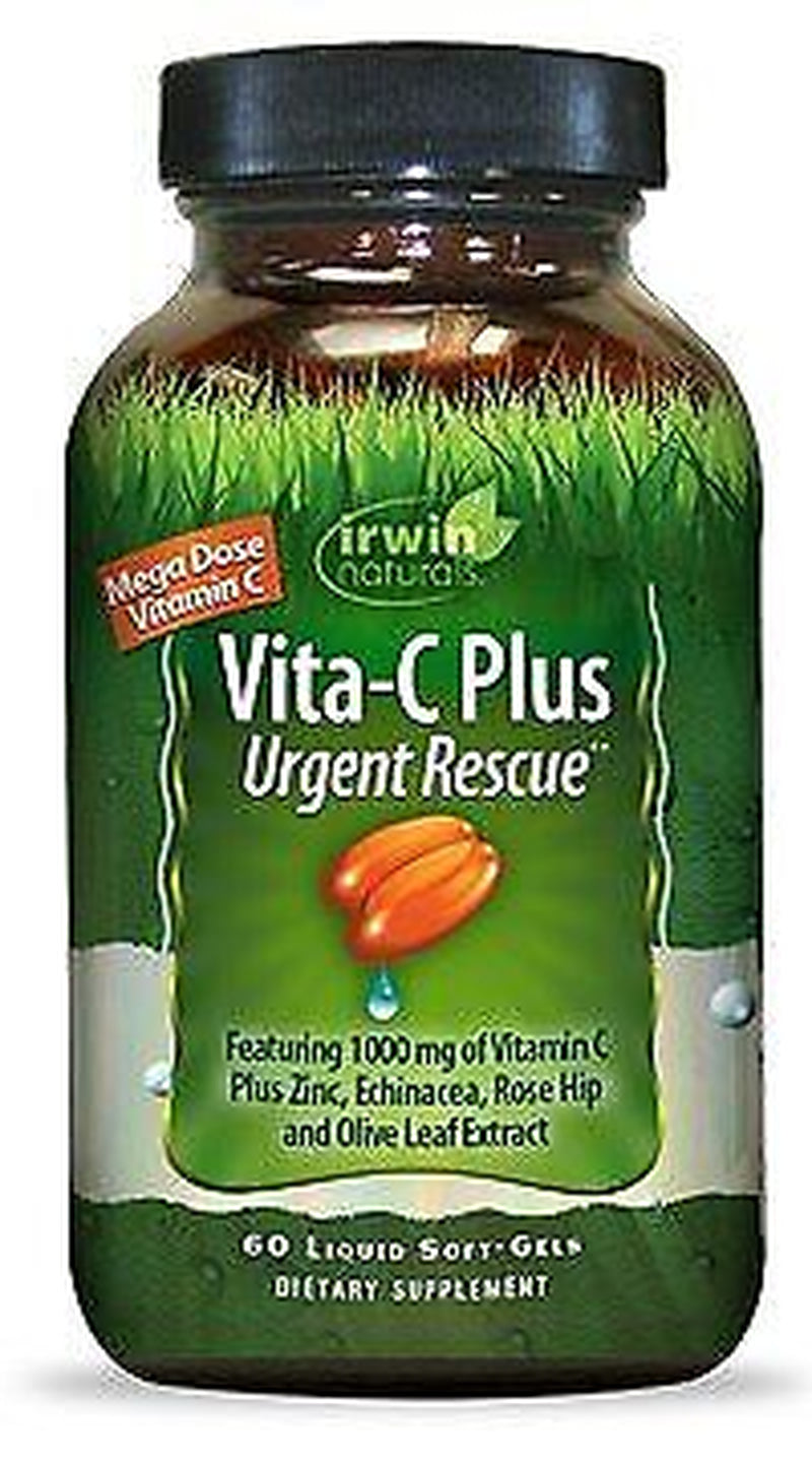 Irwin Naturals Vita-C plus Urgent Rescue 60 Softgel