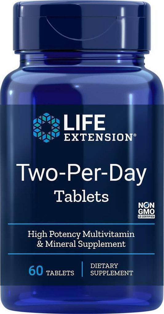 LIFE EXTENSION Two-Per-Day Multivitamin Tablets / Capsules   