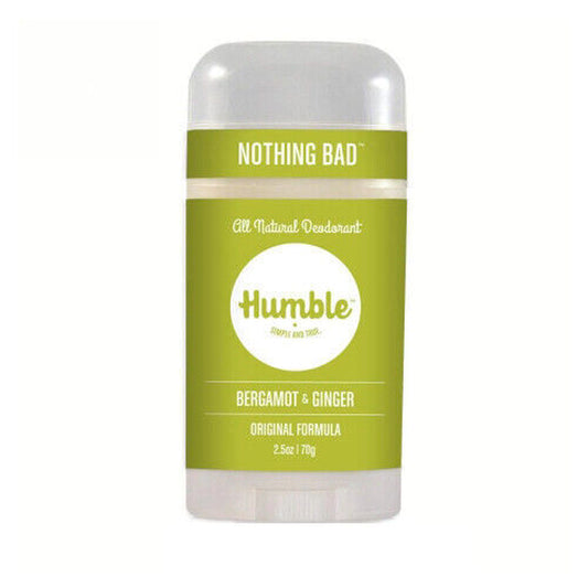 Deodorant Original Bergamot & Ginger 2.5 Oz by Humble Brands