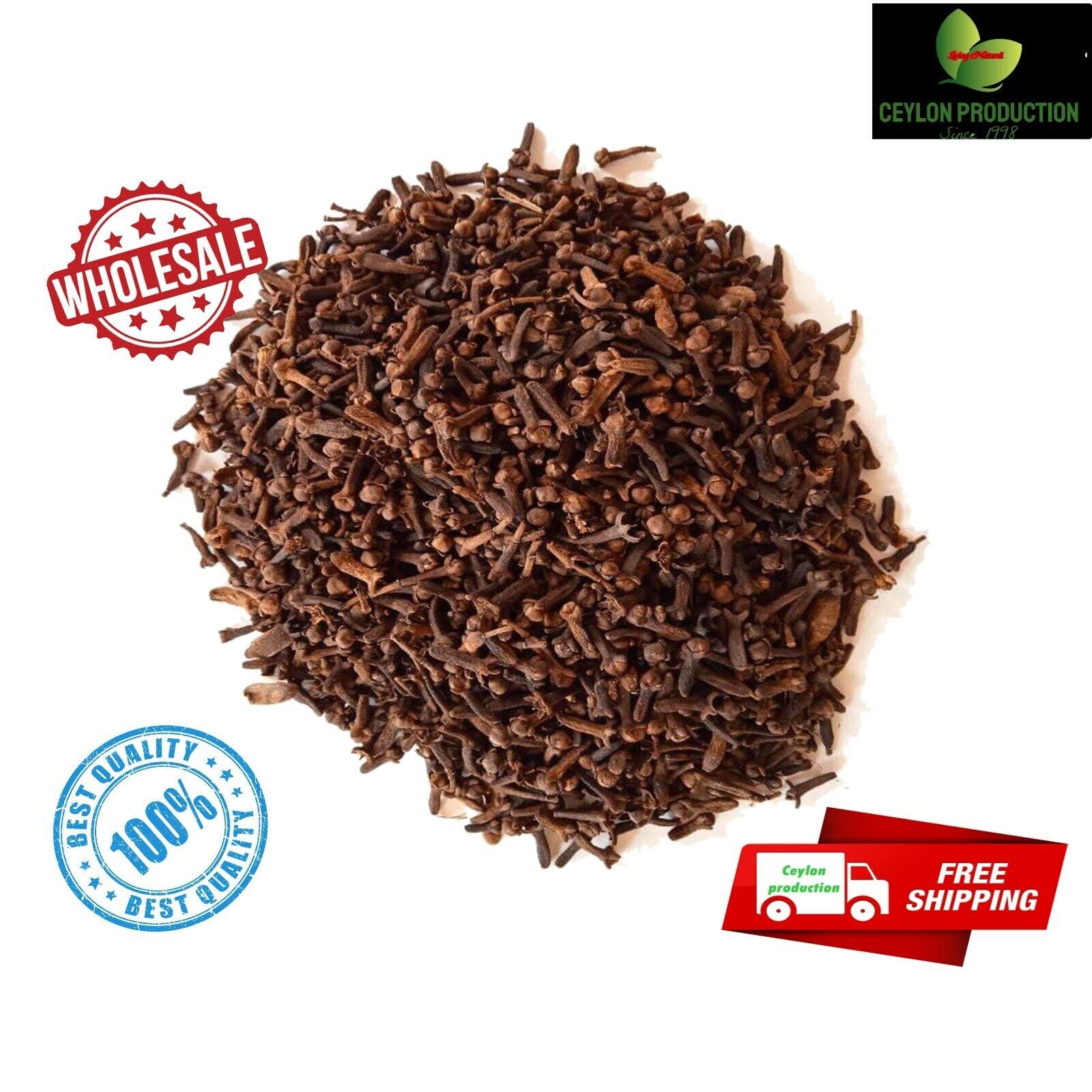 Ceylon Whole Organic Clove Cloves Sun Dried Organic Herbs & Spices Free Shipping