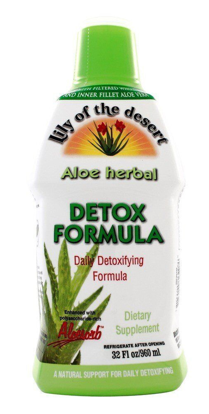 Lily of the Desert Aloe Vera Gel-Detox (Organic) 32 Oz Gel