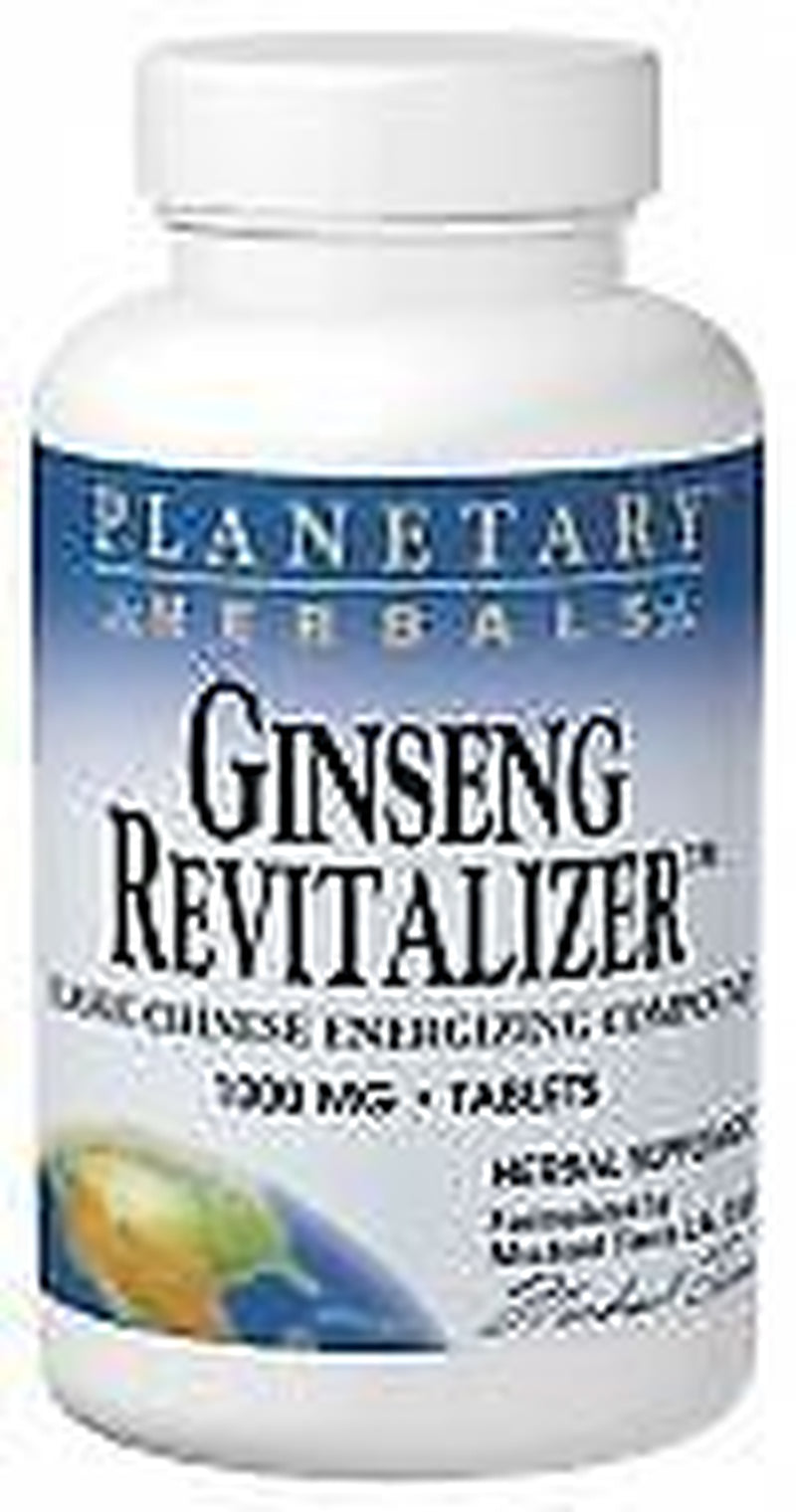 Planetary Herbals Ginseng Revitalizer 1000Mg 10 Tablet