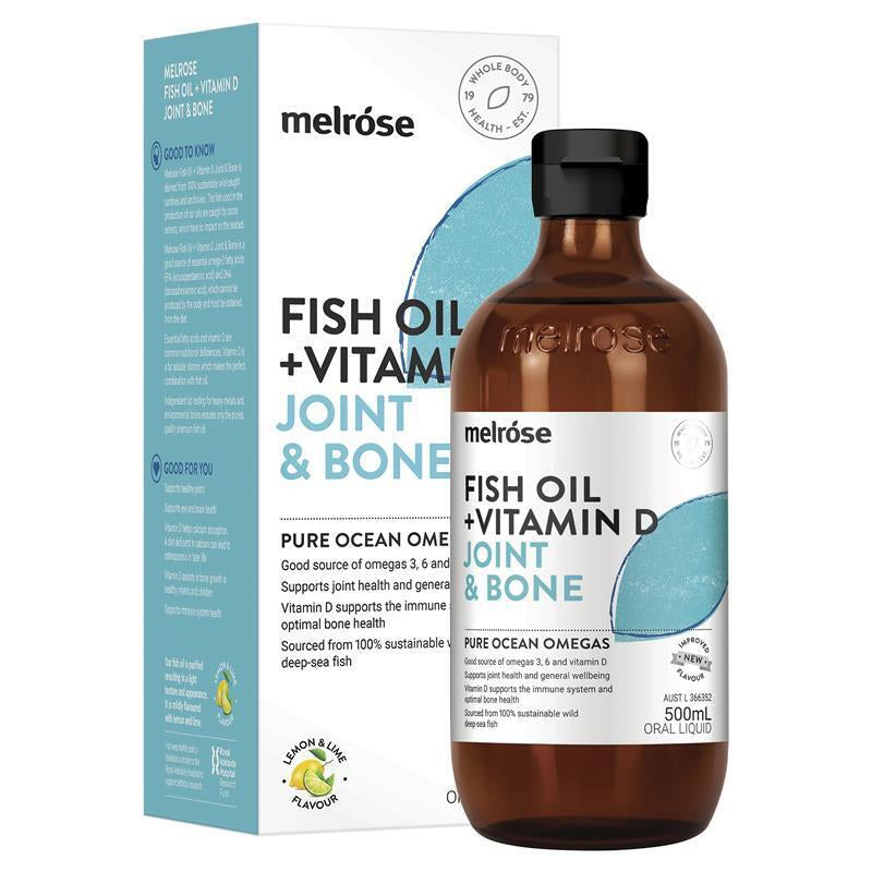 Melrose Omega Fish Oil + Vitamin D Joint & Bone 500Ml