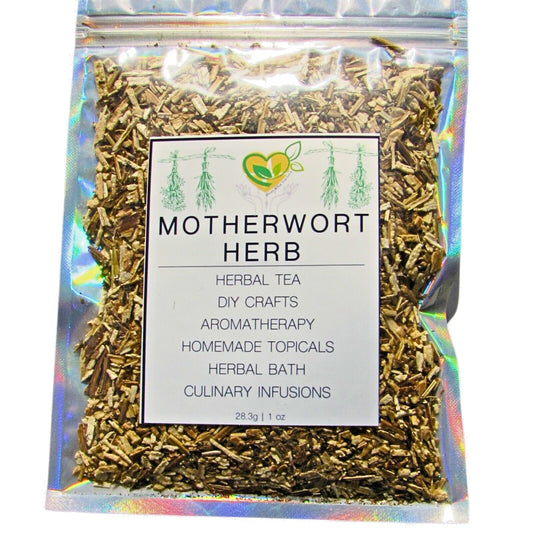 Motherwort Herb Cut & Sifted Organic Natural Herbal 28.3G 1 OZ for Tea, Culinary