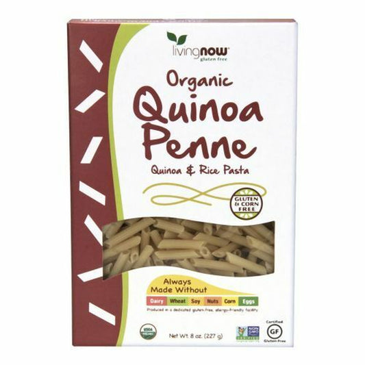 Organic Quinoa Penne 8 Oz by Now Foods