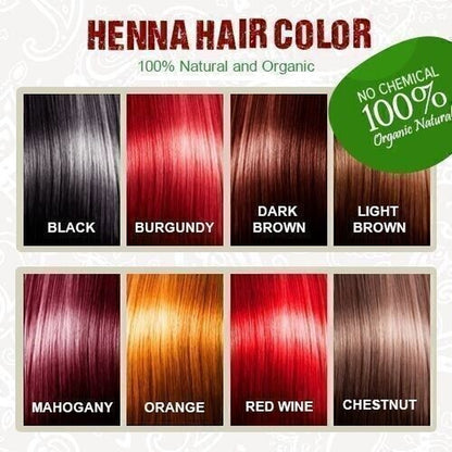 Herbal Henna Hair Color –100% Organic Natural Chemical Ammonia Free Hair Care