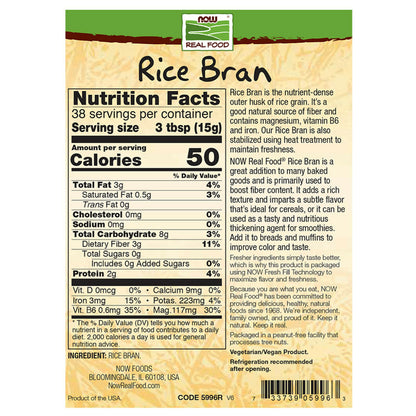 Rice Bran, 20 Oz.