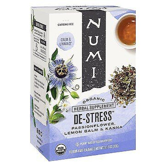 Numi Teas De-Stress Tea 16 Bags Box