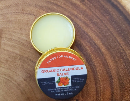 Pure Calendula Healing Salve/Balm Diaper Rashes-Itchy Skin,Cuts,Burn