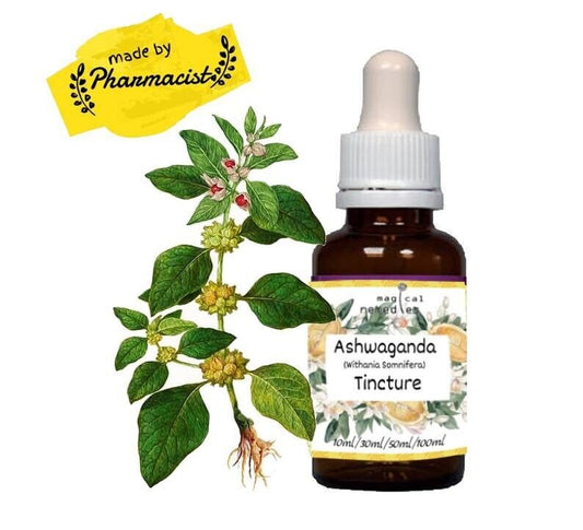 Ashwagandha Root Tincture, Extract, Withania Somnifera, Winter Cherry