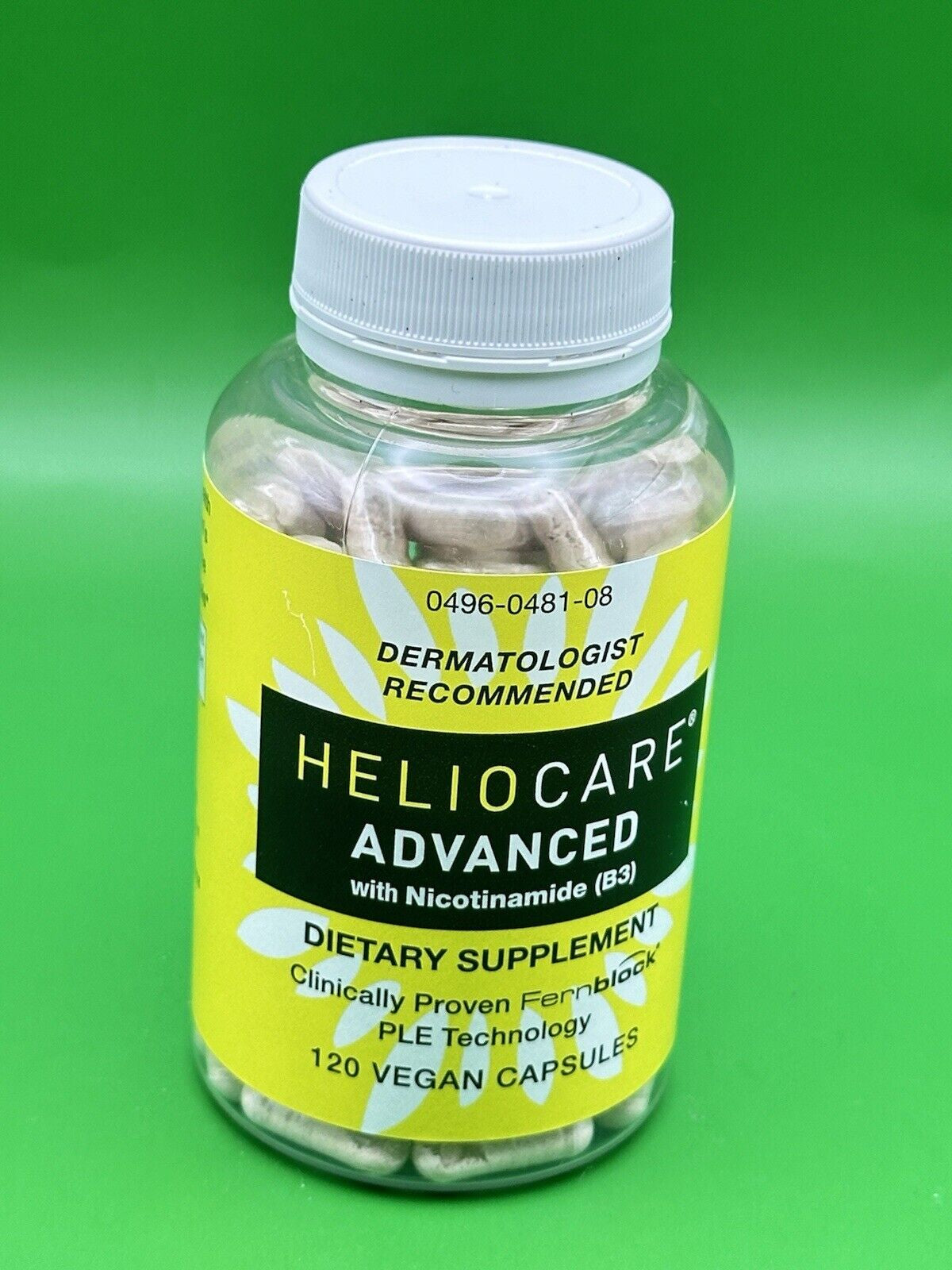 HELIOCARE Advanced Nicotinamide B3 Healthy Skin Vegan Capsules *LARGER 120 Caps