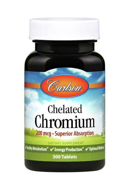 Carlson Laboratories Chelated Chromium 200Mcg 300 Tablet