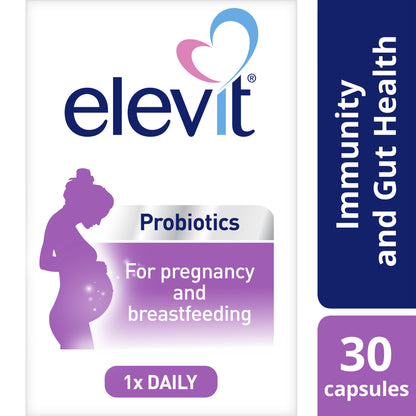 Elevit Probiotics for Pregnancy & Breastfeeding 30 Capsules Immunity Gut Health