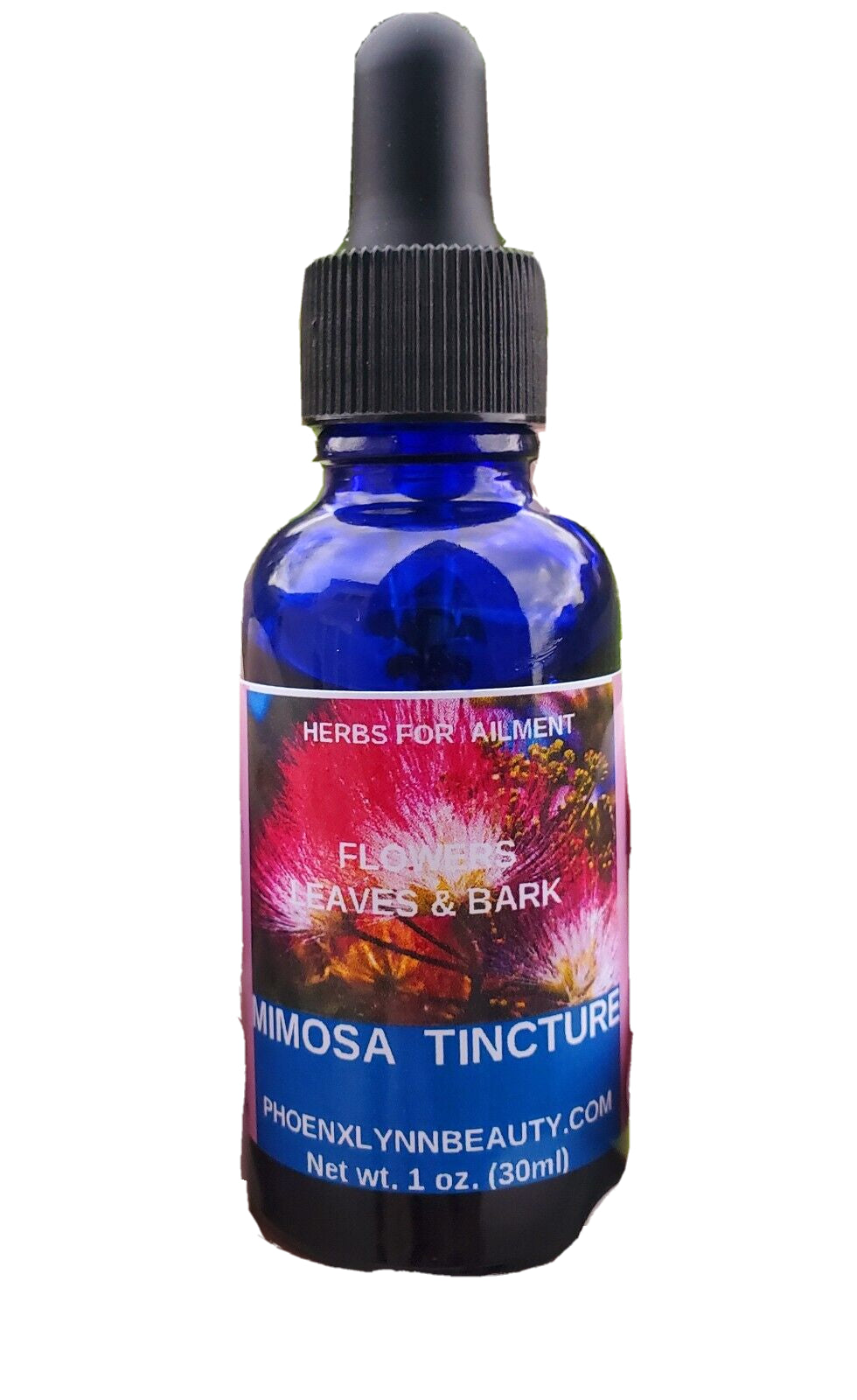 Mimosa Tincture Flower, Bark, Leaves Silk Tree, Alcohol Free Calming 1Oz.