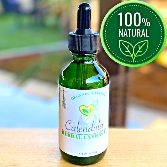 Calendula Extract Non-Alcohol Tincture Liquid Drops Digestive Skin 2 OZ Non-Gmo