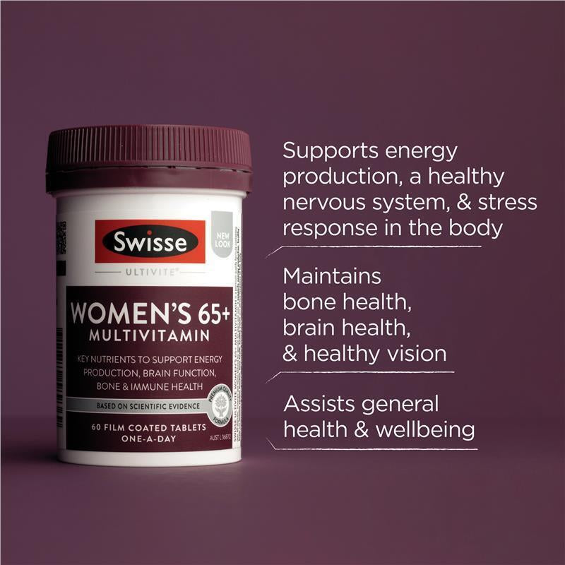 Swisse Womens Multivitamin 65+ 60 Tablets