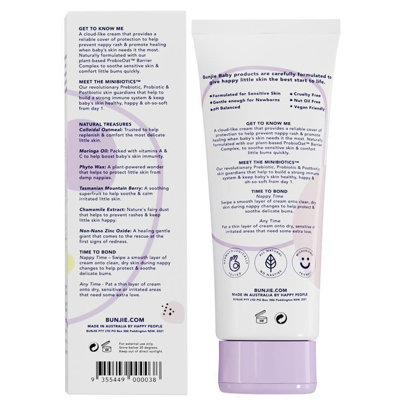 Bunjie Baby Nappy & Barrier Cream 90G