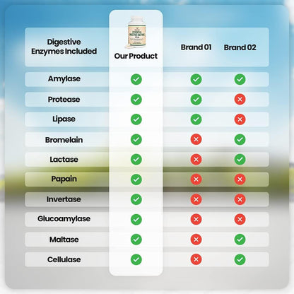 Digestive Enzymes - 800Mg Blend of All 10 Most Essential Digestive and Pancreati