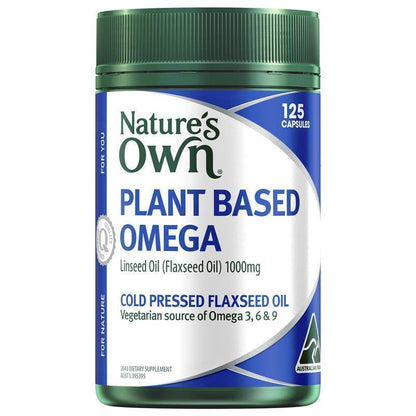 Nature'S Own Plant Based Omega 125 Capsules