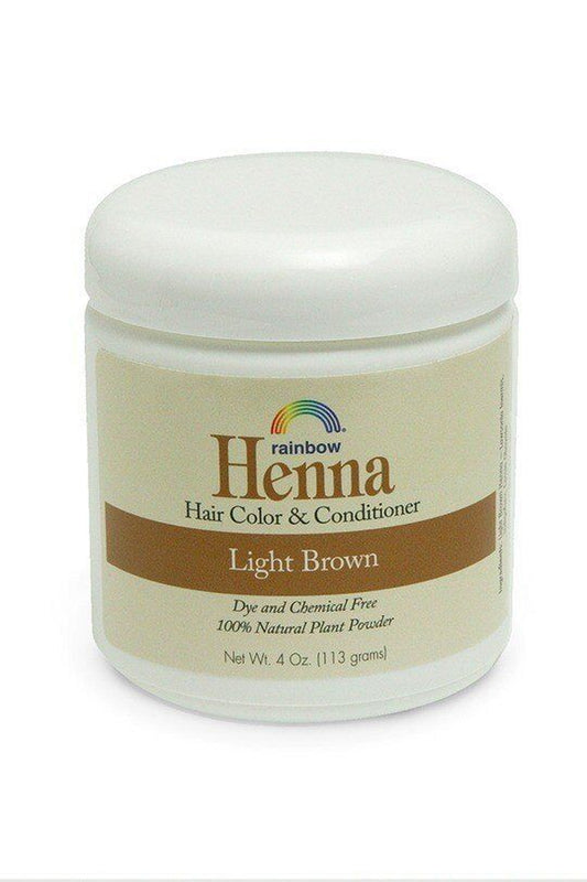 Rainbow Research Light Brown Henna 4 Oz Powder