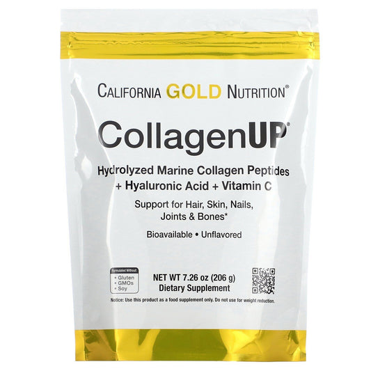 Collagen UP, Collagen Peptides with Hyaluronic Acid, Support for Healthy Hair,