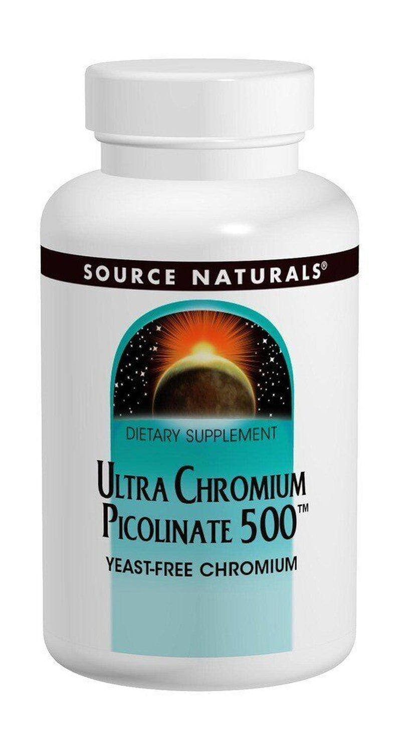 Source Naturals, Inc. Ultra Chromium Picolinate 500Mcg 60 Tablet