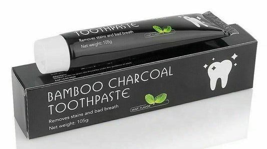 Activated Bamboo Charcoal Toothpaste Teeth Whitening 105G Mint Fast&Free P&P AU