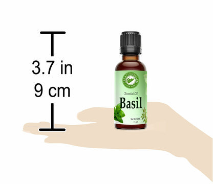 Basil Essential Oil 30Ml (1 Oz) 100% Pure- Albahaca Aceite Esencial