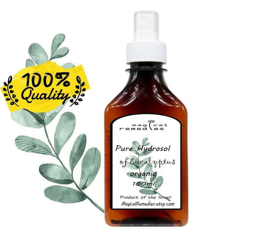 100% Organic Pure Hydrosol( Hydrolate) Flower Water Organic Plant Therapy 100Ml