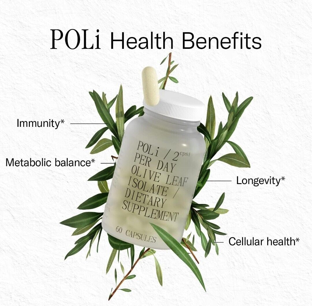 FOREVER YOUNG Poli | Olive Leaf Extract Dietary Supplement | 10% Hydroxytyrosol