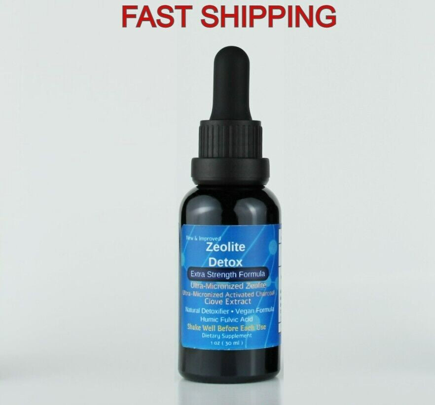 Extra Strength Liquified Zeolite Liquid Detox 10X - 50X MORE ZEOLITE