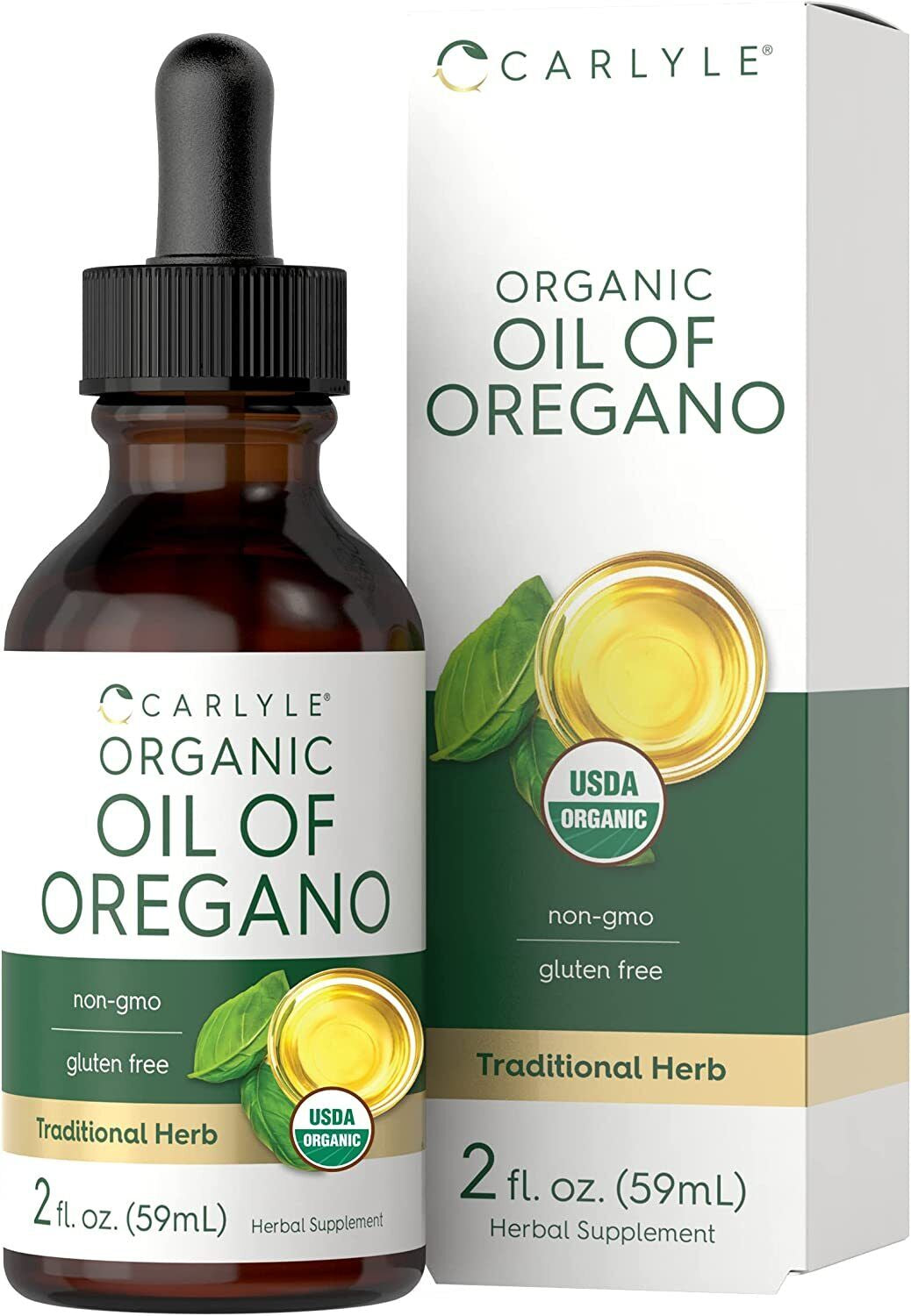 Organic Oregano Oil | 2 Fl Oz Liquid | Vegan, USDA Certified |