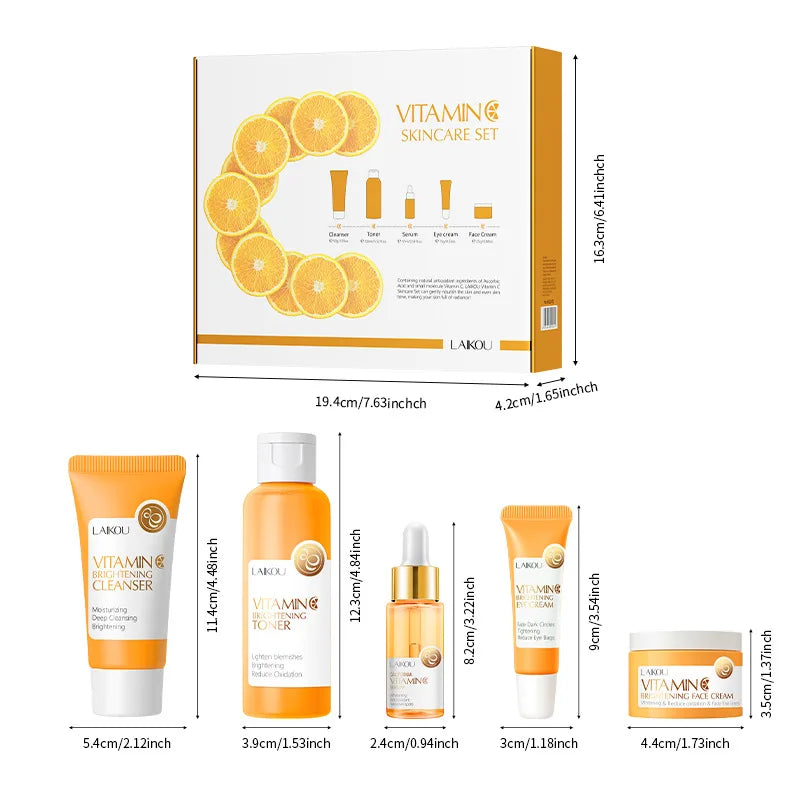 Vitamin C Korean Face Serum Set