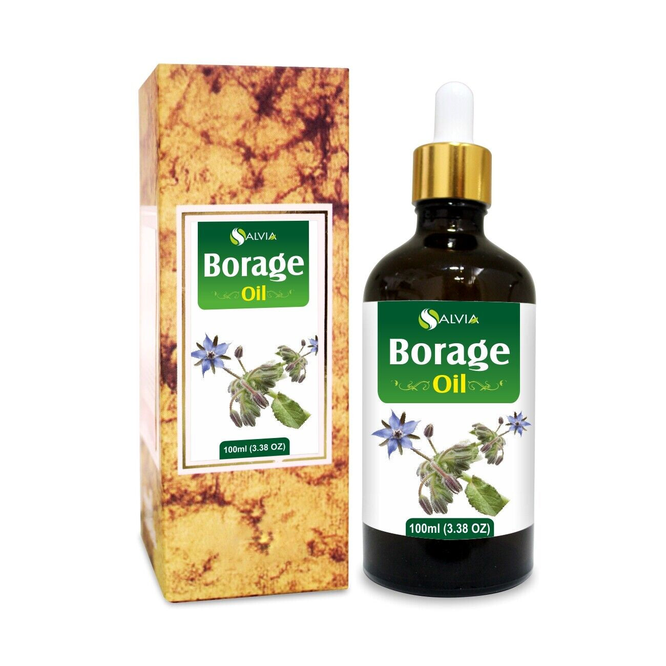 Borage (Borago Officinalis) 100% Pure & Natural Carrier Oil - [10Ml - 25 L].