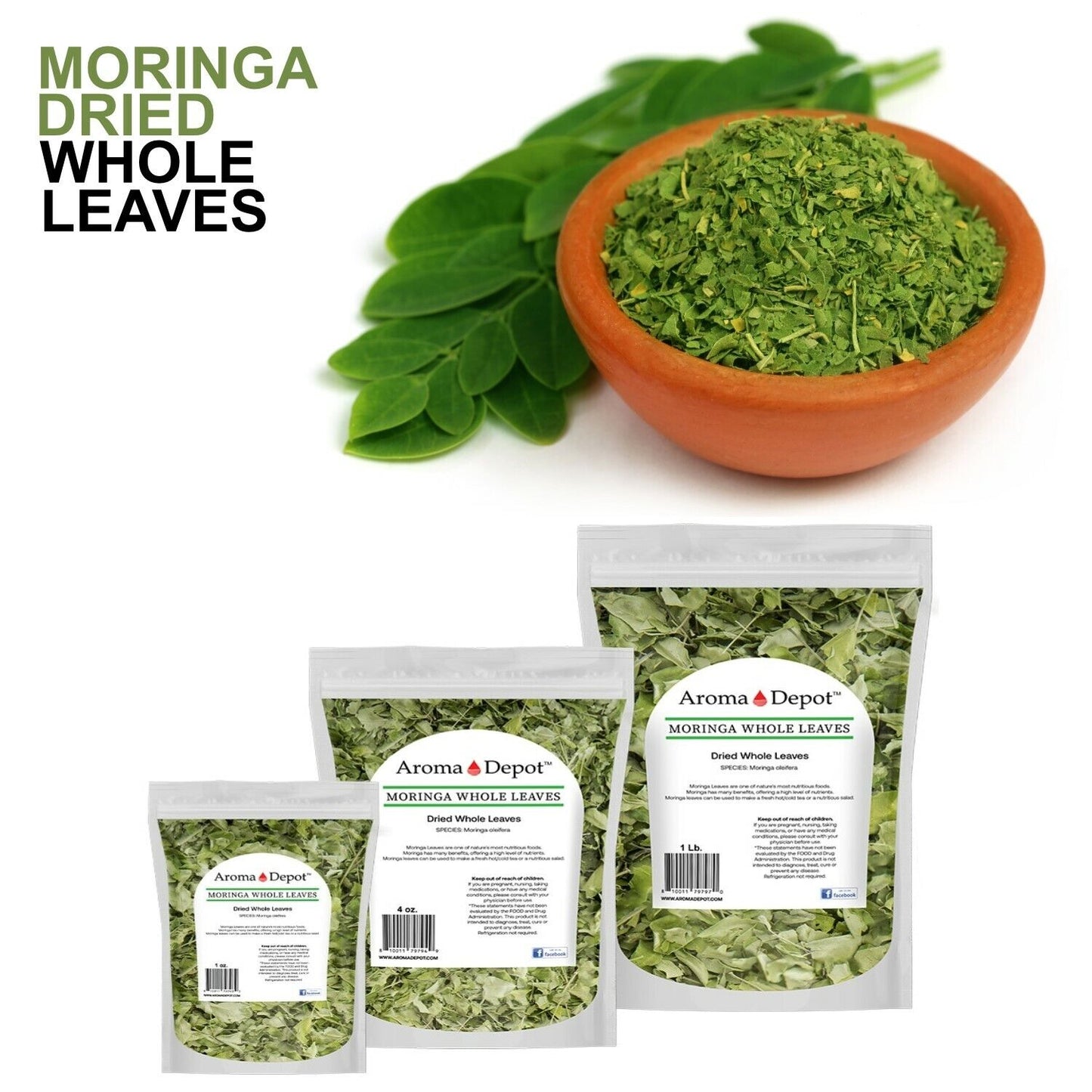 Moringa Dried Leaves Pure Natural Oleifera Leaf  Non-Gmo