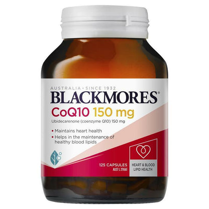 NEW Blackmores Coq10 150Mg 125 Capsules Coenzyme Co Q10