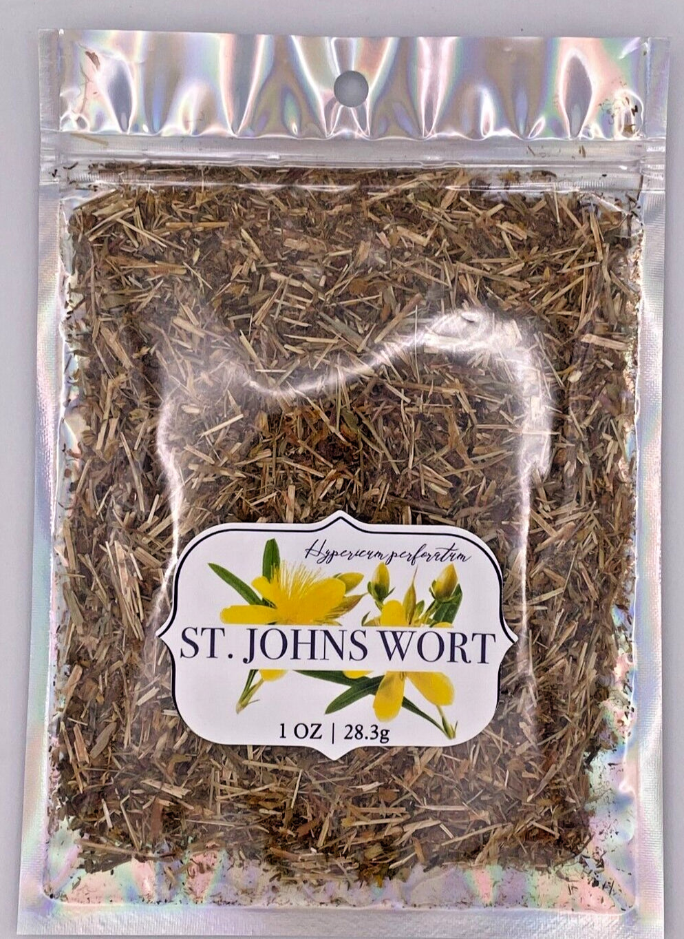 St John'S Wort Cut & Sifted Organic Hypericum Perforat Herb Natural 28.3G 1 Oz